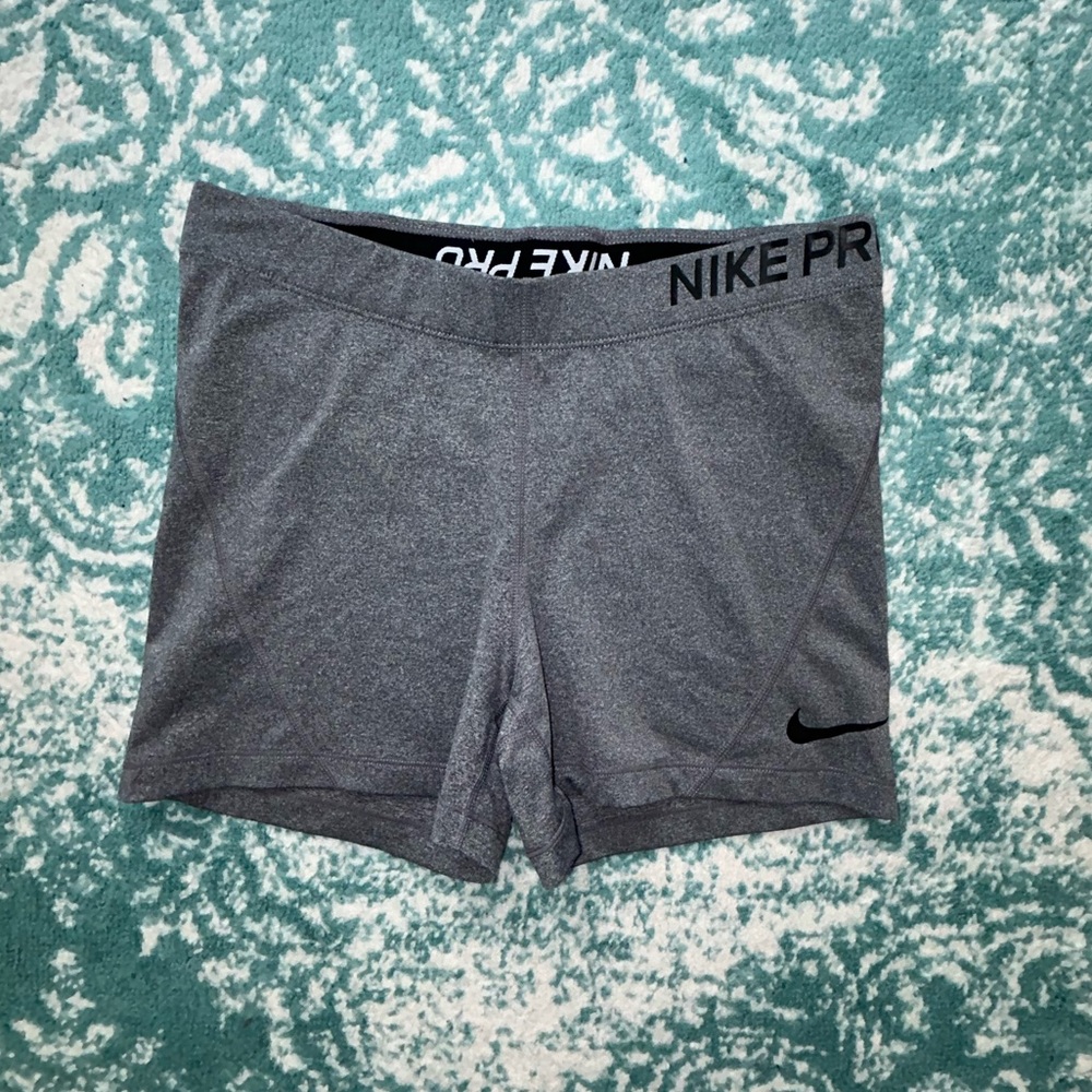 Gray Nike Pro Spandex